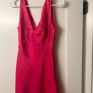 Peppermayo satin pink dress
